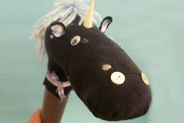 Licorne chaussette DIY