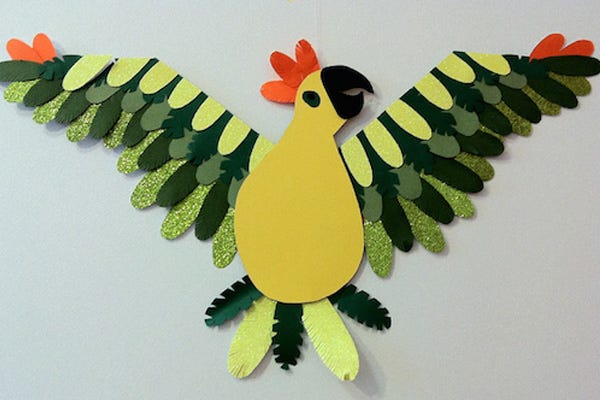 diy perroquet décoration enfant