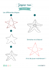 dessin etoile de mer