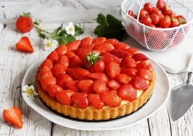 recette tarte fraise facile