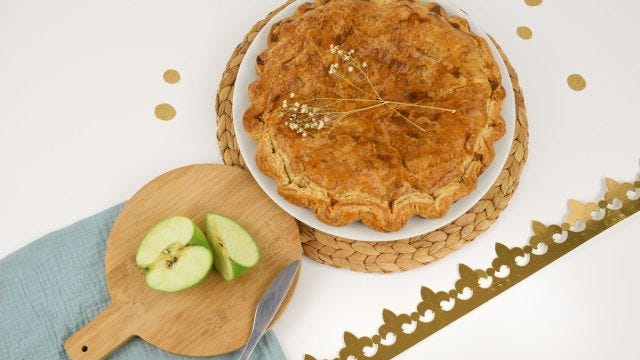 galette rois pomme