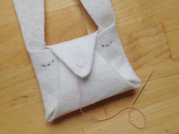 diy sac lapin Pâques