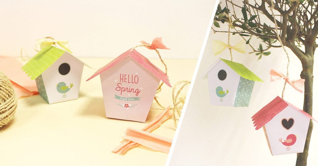 cabane oiseau DIY