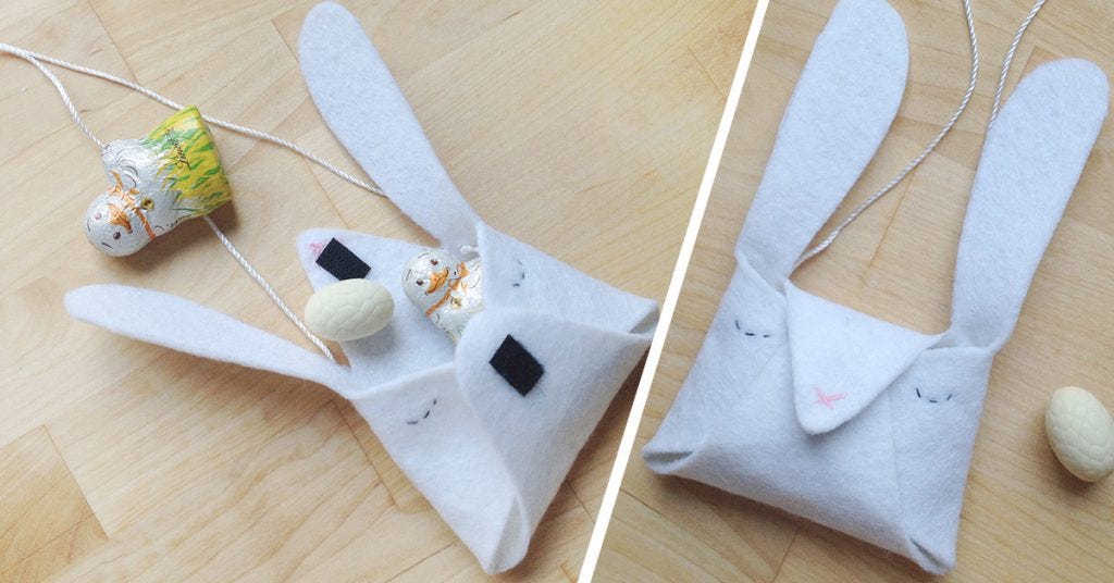 diy sac lapin Pâques
