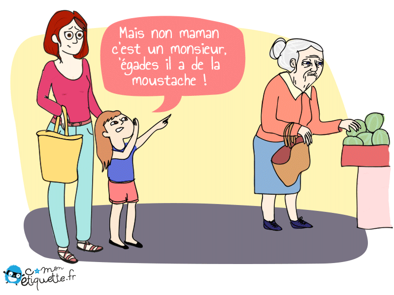 La Moustache De Mamie Humour C Monetiquette