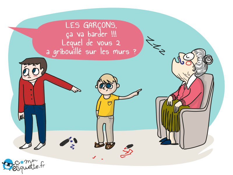 C Est Pas Nous C Est La Faute De Mamie Humour C Monetiquette