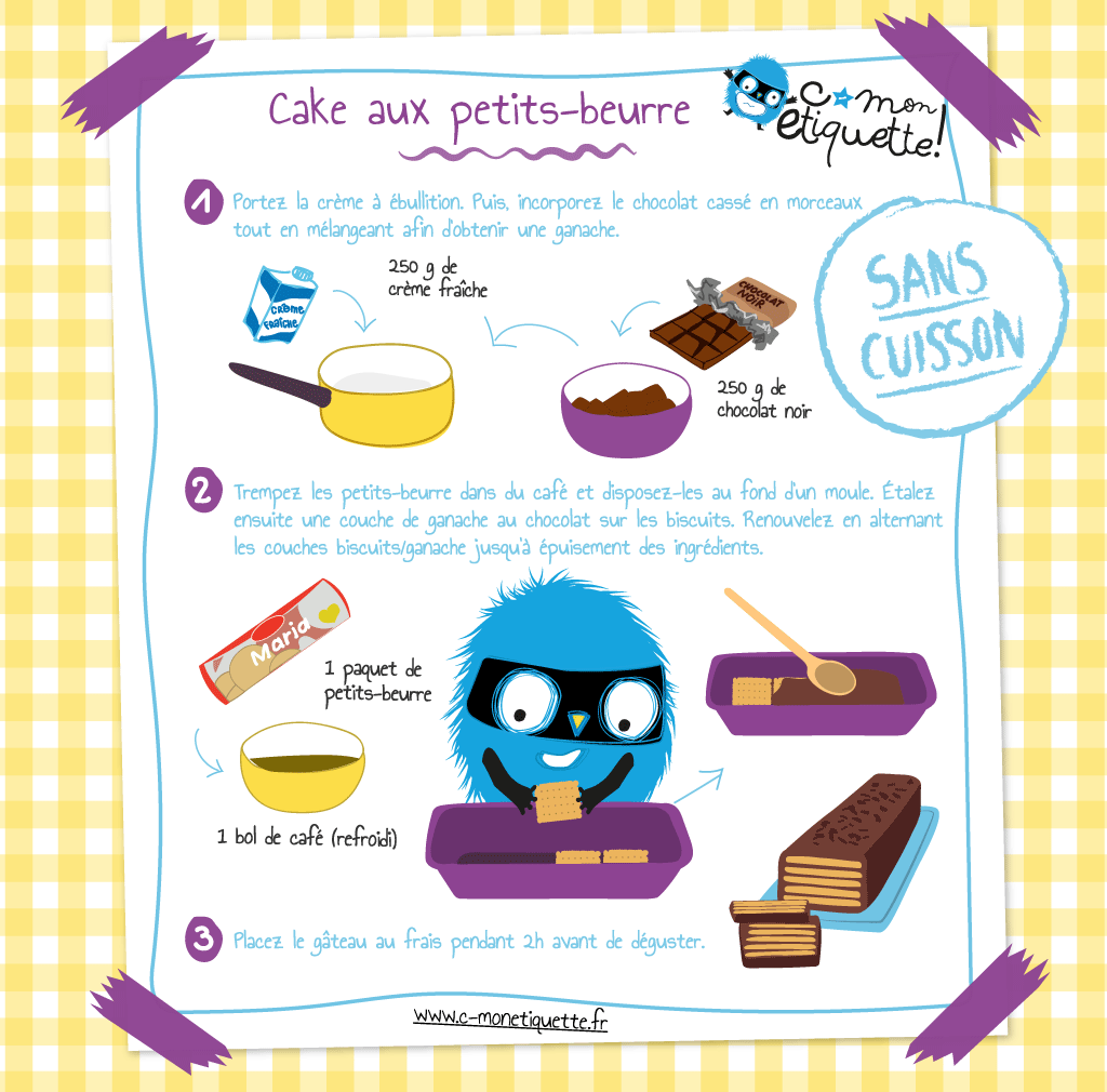 recette de cake avec des petits-beurre