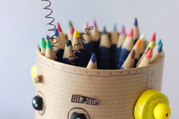 DIY pot à crayons