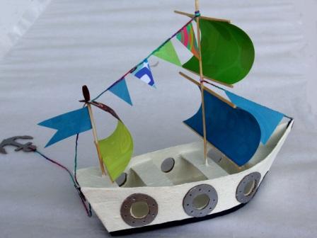 bateau pirate DIY enfant