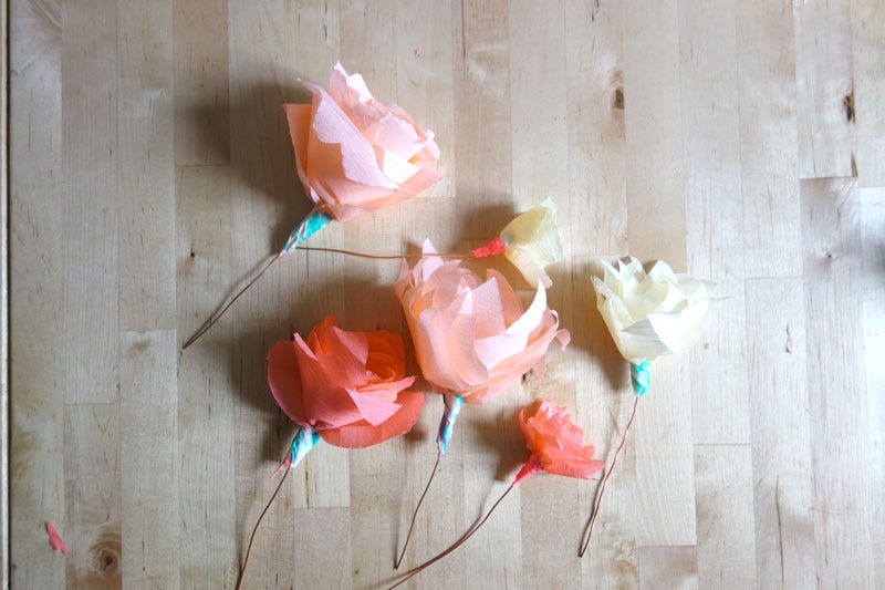 DIY Couronne Fleurs