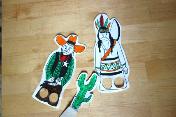 DIY Marionnettes Western