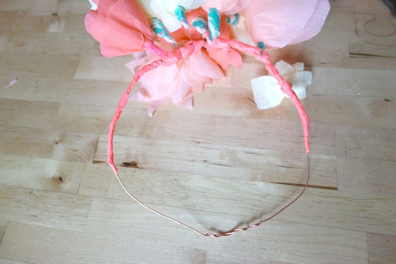 DIY Couronne Fleurs