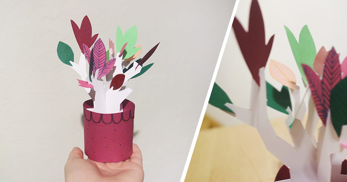 DIY Plante papier