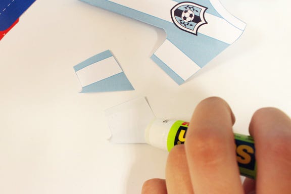 DIY carte anniversaire football