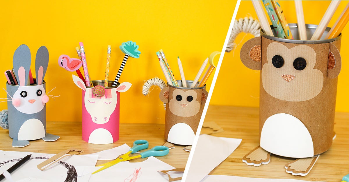 Atelier pots à crayons