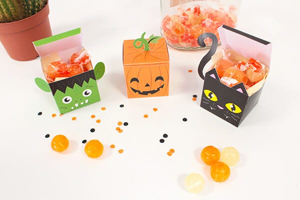 Boîte bonbons halloween