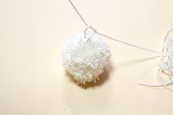 Guirlande pompons DIY