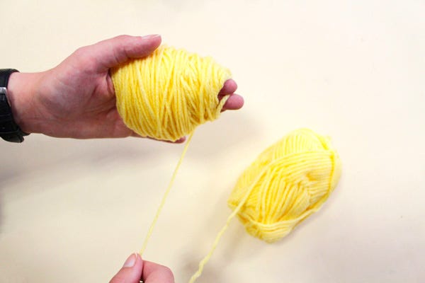 Guirlande pompons DIY