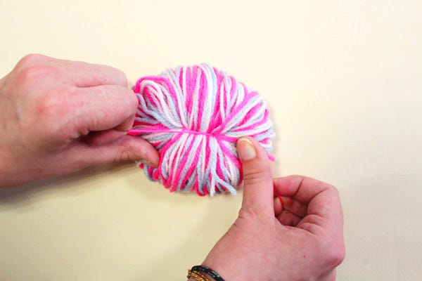 Guirlande pompons DIY