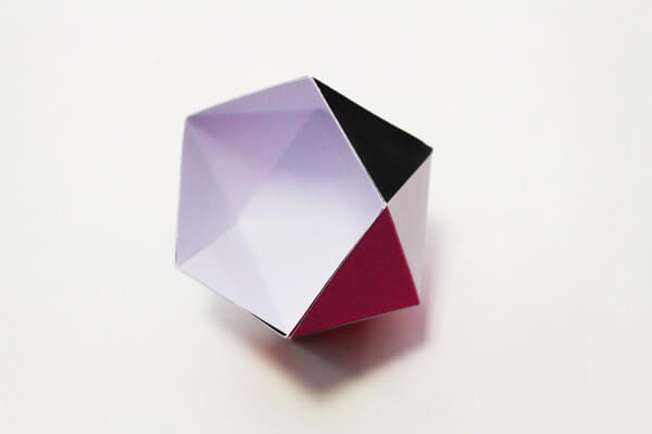Printable boîte origami