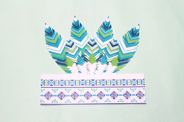 Printable couronne indien