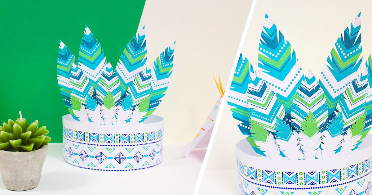 Printable couronne indien