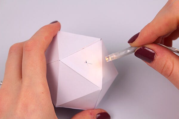 Atelier guirlande lumineuse origami