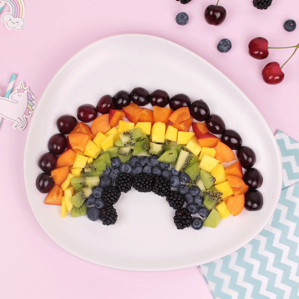 Fun food: Arc-en-ciel fruits de l'été