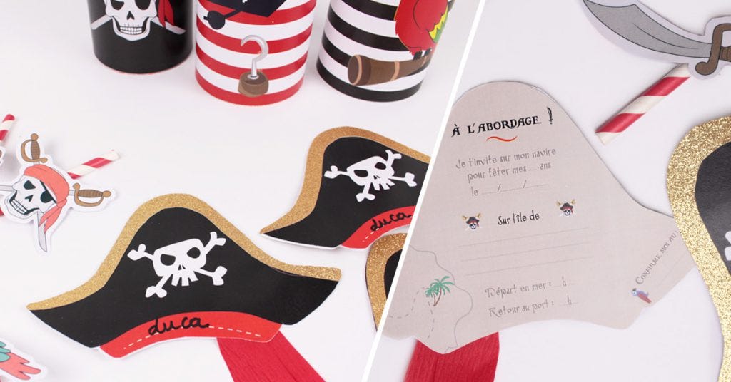 DIY Invitation Pirate