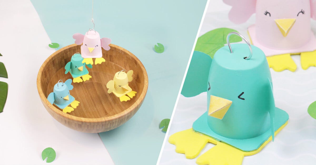 Atelier DIY pêche à la ligne canard