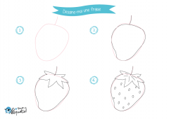 Dessine-moi les fruits : dessins et coloriages de fruits estivaux