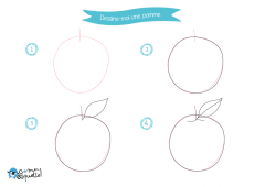 Dessine-moi les fruits : dessins et coloriages de fruits estivaux