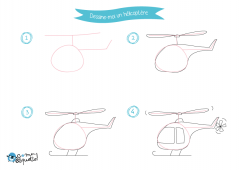 Dessins de véhicules de transports aériens