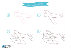 Dessins de véhicules de transports aériens