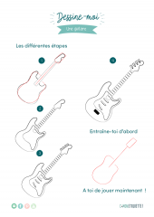 dessin guitare