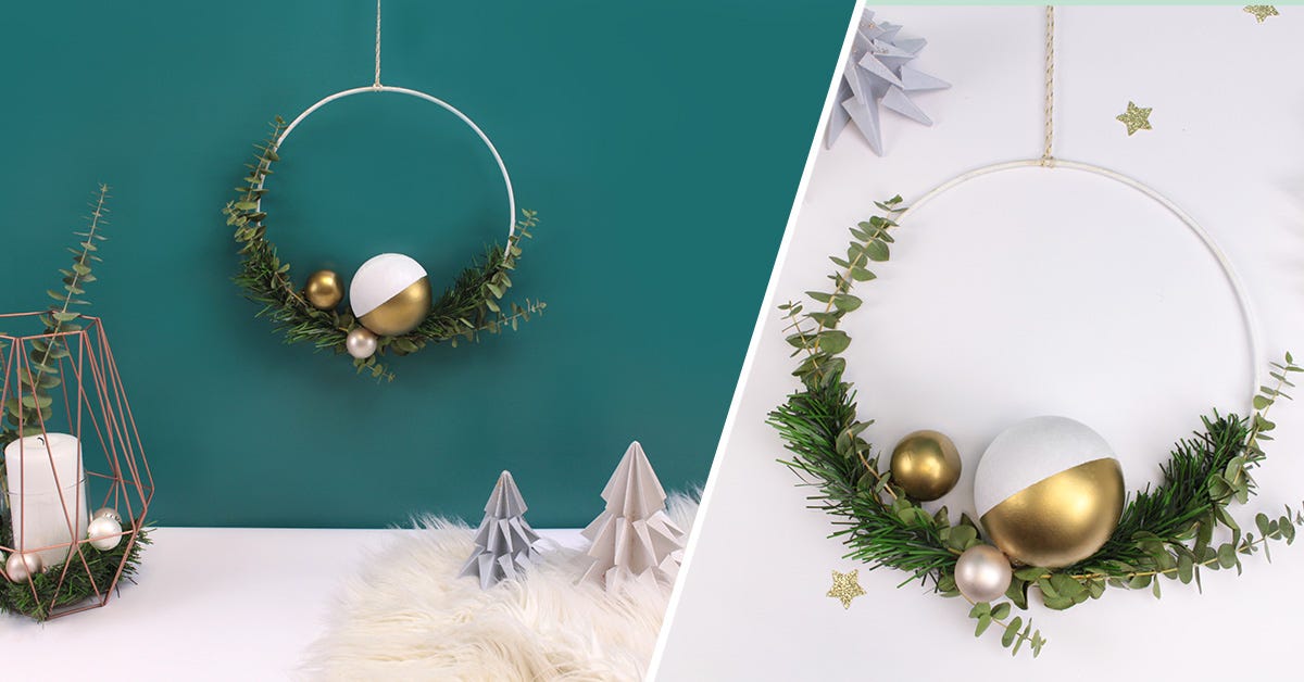 DIY Couronne de Noël