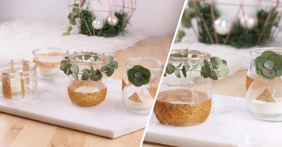 DIY Bougeoirs Noel