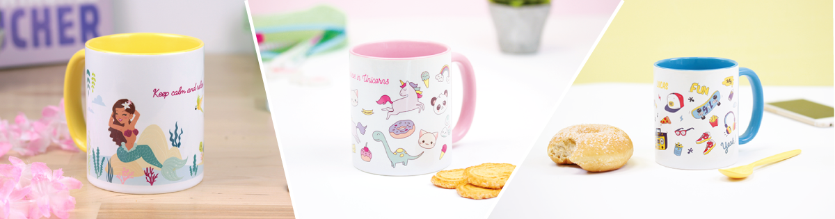 Nouveauté produit mugs personnalisables