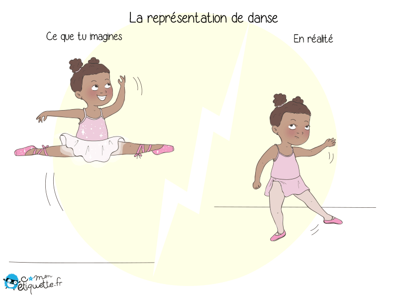 Humour le premier cours de danse enfant