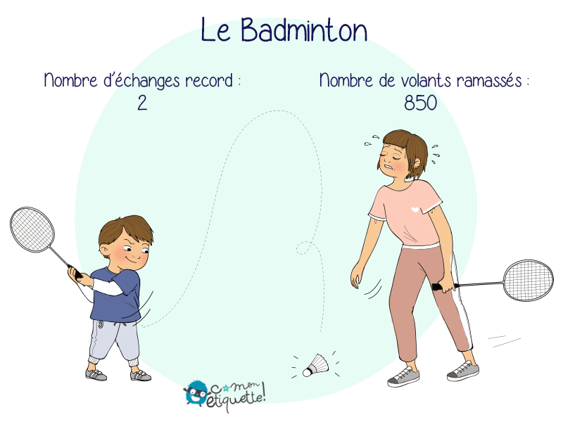 Faire du badminton une fois parent