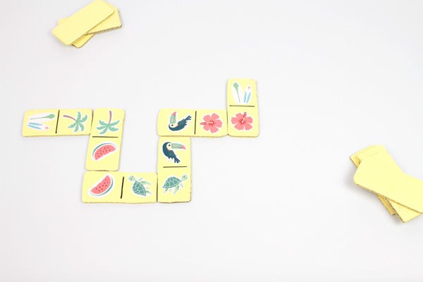 Atelier enfant DIY dominos