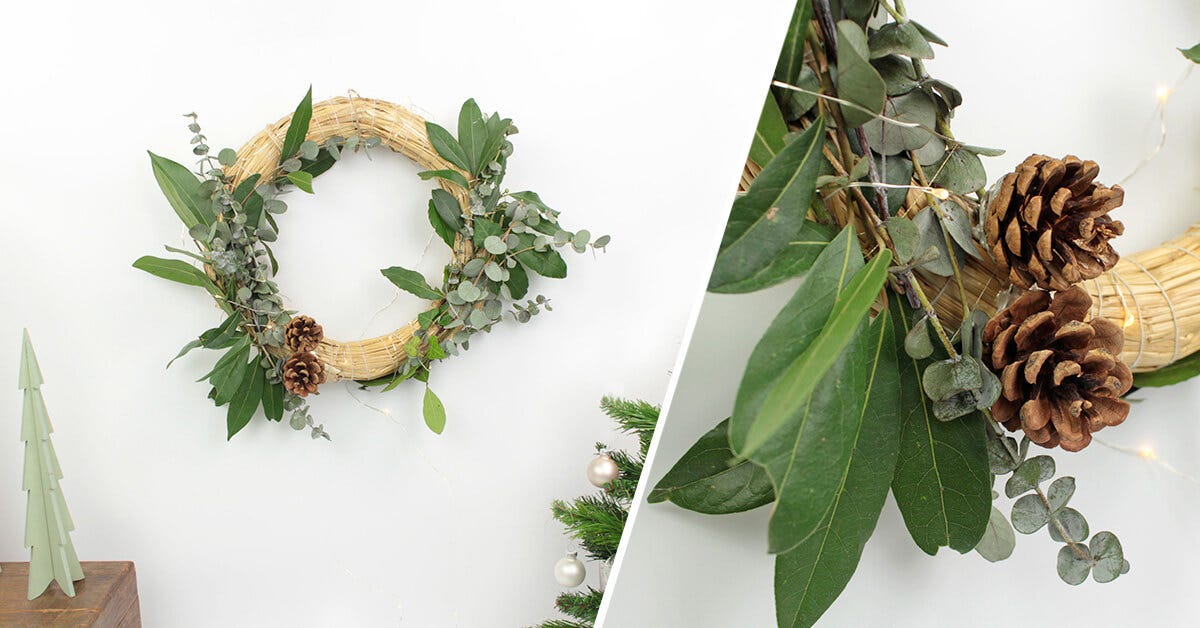 Craquez pour cette couronne de Noël qui sort de l’ordinaire !