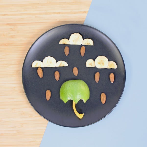 Funfood parapluie tout en fruits