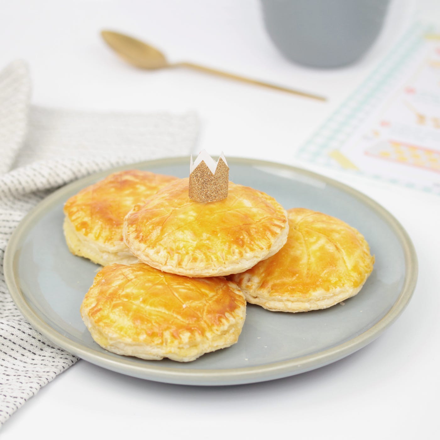 Des mini galettes chocolatées dorées à souhait !