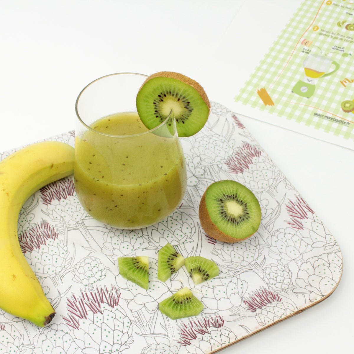 recette smoothie banane kiwi