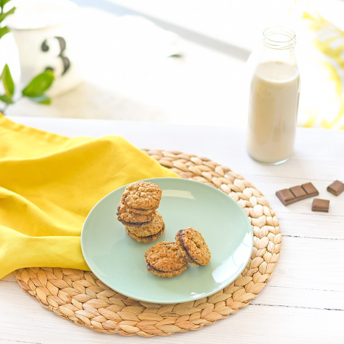 Du bon chocolat pour la gourmandise, de l’avoine pour l’énergie !