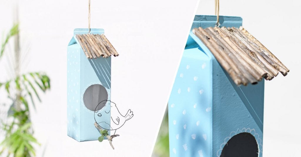Un joli nichoir à oiseaux pour fêter le Printemps !
