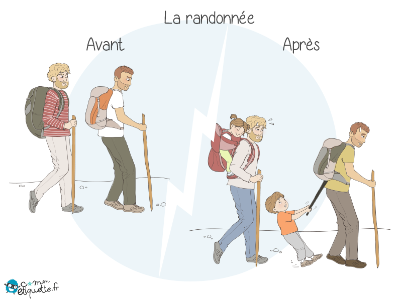 La randonnée avec des enfants, c’est bien plus fatigant qu’avant !