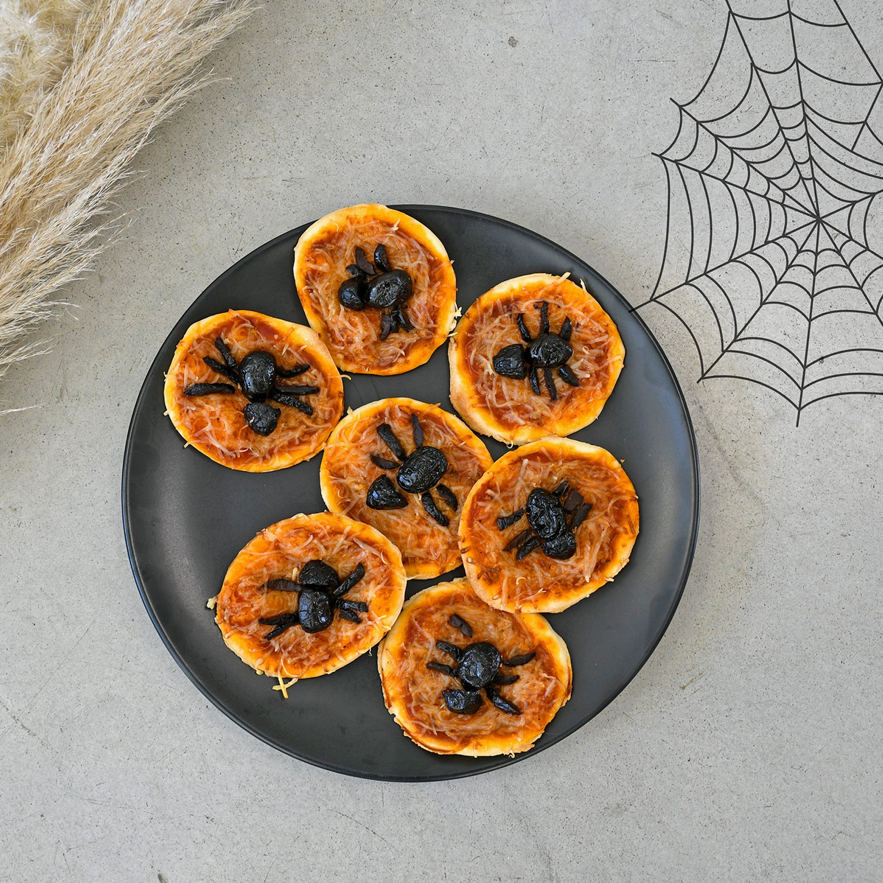 recette mini-pizza halloween