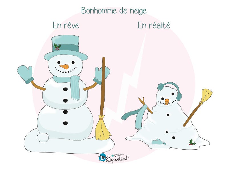 humour bonhomme de neige